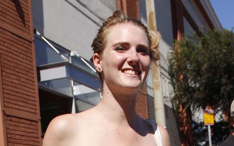 walking around naked