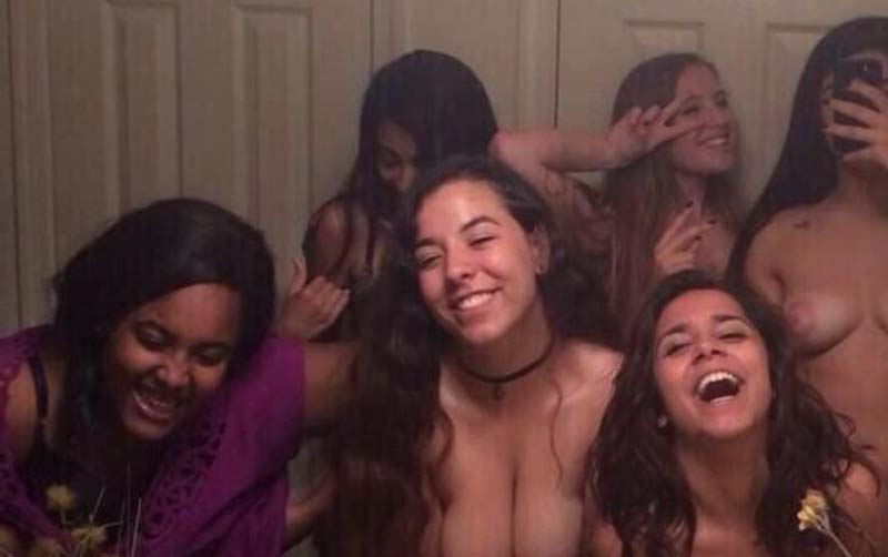 Topless College Girls