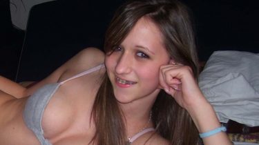 cute girl with braces